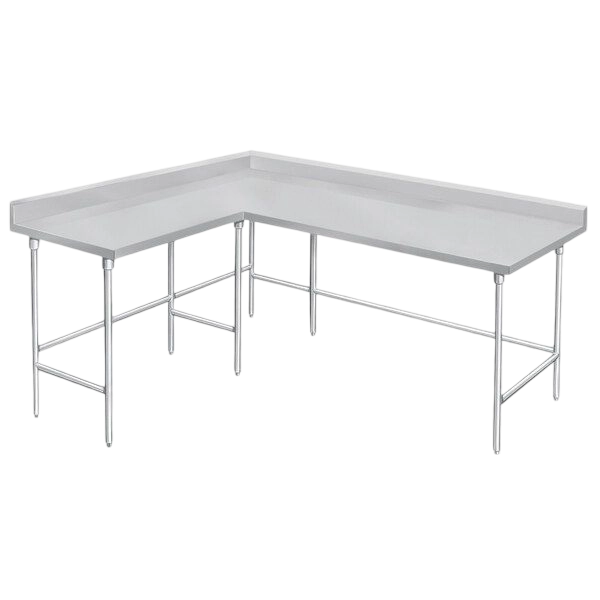 Stainless Steel Corner Table